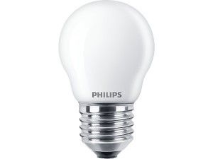 Philips LED kogel E27 6,5-60W 2700K filament mat blister - Afbeelding 2