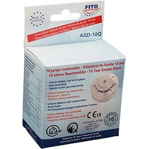 Optische mini rookmelder op 3V lithium batterij - Afbeelding 2