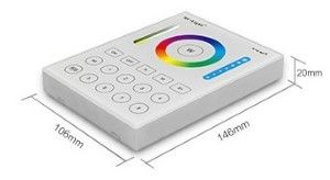 RGB-CCT draadloze opbouw schakelaar 2.4G 8-zones wit - Afbeelding 2