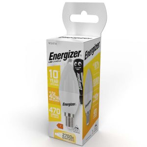 Energizer LED kaars E14 4,9-40W 2700K mat - Afbeelding 2