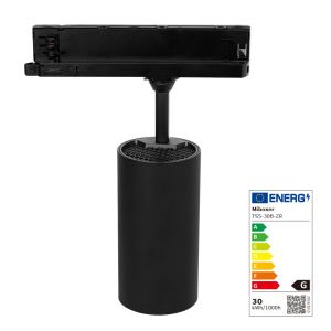 RGB-CCT LED 3-fase railspot 30W zwart - Afbeelding 2
