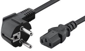 Voedingskabel 220V C13 voor bv computers - Afbeelding 2