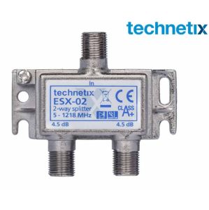 Coax verdeler 2-voudig F-connector - Afbeelding 2