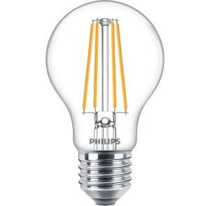 Philips LED GLS E27 8,5-75W 2700K filament helder blister - Afbeelding 2