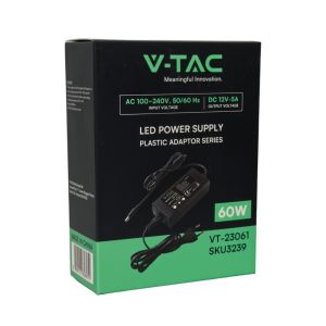 Led stekker driver 12V 60W voor LED strips - Afbeelding 2