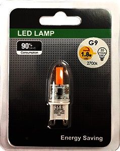 LED steek G9 230V 1,7-20W 2700K dimbaar - Afbeelding 2