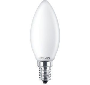 Philips LED kaars E14 6,5-60W 2700K filament mat blister - Afbeelding 2
