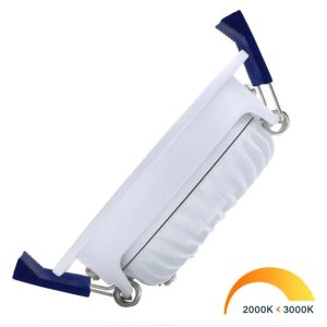 LED inbouwspot 5W DimToWarm 85mm 36gr rond verstelbaar wit - Afbeelding 2