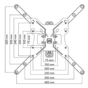 TV wandbeugel WM2451 One For All - Afbeelding 2