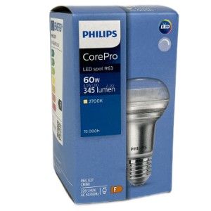 Philips LED R63 E27 4,5-60W 2700K dimbaar - Afbeelding 2