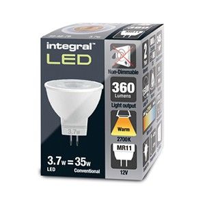 Integral LED spot MR11 GU4 12V 3,7-35W 2700K - Afbeelding 2