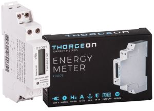 KWH meter 1-fase digitaal 40A + puls - Afbeelding 2