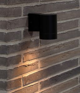 Wandlamp Tin Maxi GU10 zwart IP54 - Afbeelding 2