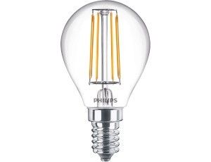 Philips LED kogel E14 4,3-40W 2700K filament helder blister - Afbeelding 2