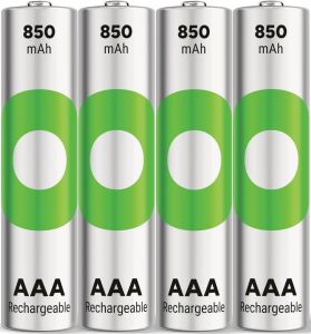 GP NiMH oplaadbare batterij AAA 850mA blister(4) - Afbeelding 2