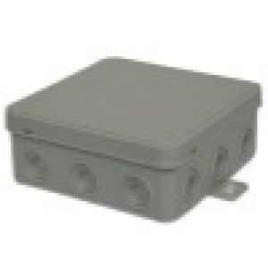 Kabeldoos IP54 grijs vierkant 100x100x41mm - Afbeelding 2