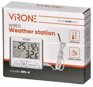Thermometer compact met bedrade buitensensor - Afbeelding 2