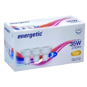 Energetic LED spot GU10 3,1-35W 2700K doos a3 - Afbeelding 2