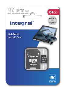 Micro SD geheugenkaart V30 64GB - Afbeelding 2