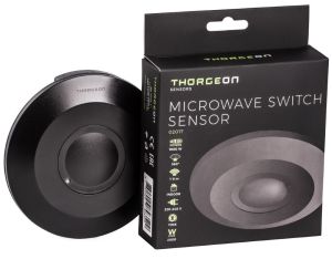Radar HF bewegingssensor opbouw plafond 360 graden zwart - Afbeelding 2