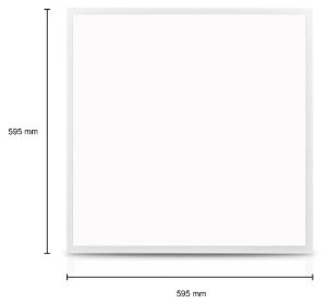 LED backlit paneel wit 60x60cm 40W 3CCT 4000Lm dimbaar - Afbeelding 2