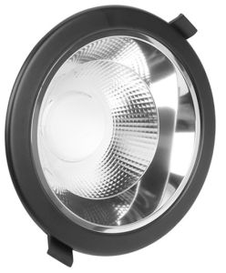 LED downlighter reflector 12W 3CCT dimbaar zwart - Afbeelding 2