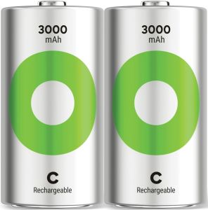 GP NiMH oplaadbare batterij C 3000mA blister(2) - Afbeelding 2