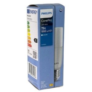 Philips LED buislamp T38 E27 9,5-75W 4000K mat - Afbeelding 2