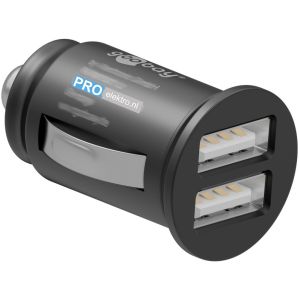 USB autolader dubbel 12V-24V 4,8A - Afbeelding 2