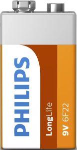 Philips Longlife batterij 9V blister(1) - Afbeelding 2