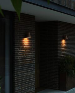Wandlamp Kyklop Cone GU10 roest IP54 - Afbeelding 2
