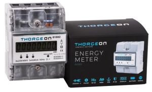 KWH meter 3-fase digitaal transparant 80A + puls - Afbeelding 2