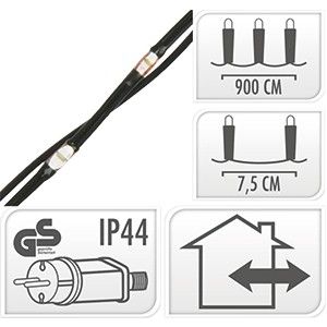 Softwire strengverlichting 120 LEDS extra warm wit - Afbeelding 2