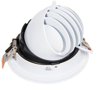LED downlighter wit 18-30W 3000K banaan model 45gr - Afbeelding 2