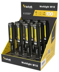 Technik LED werklamp COB met magneet 3xAAA 100 lumen - Afbeelding 2
