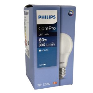 Philips LED GLS E27 8-60W 4000K mat - Afbeelding 2