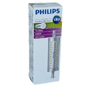 Philips LED staaf R7S 118mm 14-120W 3000K dimbaar - Afbeelding 2