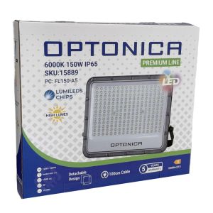 LED Bouwlamp 150W 6000K zwart - premium - Afbeelding 2