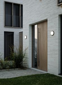 LED Wandlamp Cuba rond zwart 6,3W 3000K IP54 - Afbeelding 2