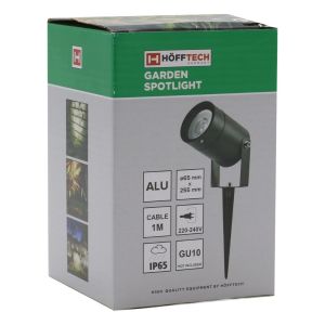 Tuinspot op spie zwart GU10 25cm outdoor IP65 - Afbeelding 2