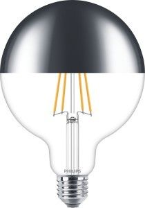 Philips LED Globe G125 E27 7,2-50W 2700K Kopspiegel filament dimbaar blister - Afbeelding 2