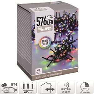 Clusterverlichting 576 LEDS multi color - Afbeelding 2