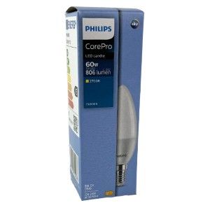 Philips LED kaars E14 7-60W 2700K mat - Afbeelding 2