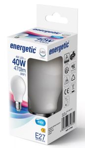 Energetic LED GLS E27 4-40W 4000K mat glas - Afbeelding 2