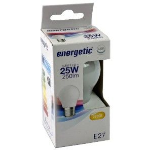 Energetic LED kogel E27 2,1-25W 2700K filament mat - Afbeelding 2