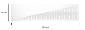 LED backlit paneel wit 120x30cm 36W 4000K 4500Lm - Afbeelding 2