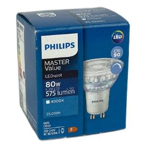 Philips LED spot GU10 5,5-80W 4000K dimbaar - Afbeelding 2