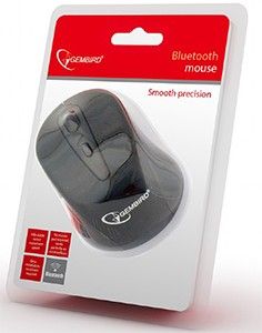 Bluetooth draadloze optische muis zwart met zijknoppen - Afbeelding 2