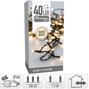 Mini strengverlichting 40 LEDS warm wit - Afbeelding 2