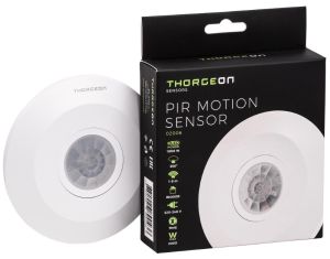 Bewegingsmelder IR opbouw plafond 360 graden plat wit - Afbeelding 2